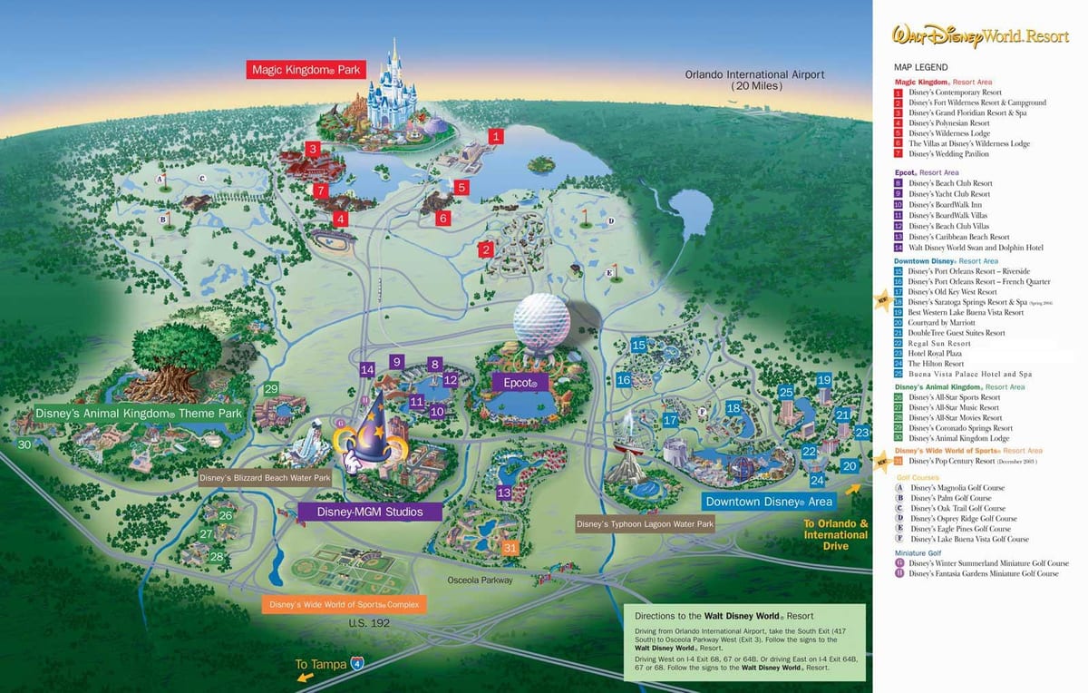 Disney Dünya haritası