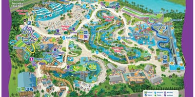 Aquatica, Orlando haritası